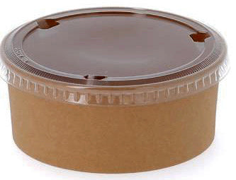 Bols à soupe 360 ml carton brun sans couvercle (500 unités)